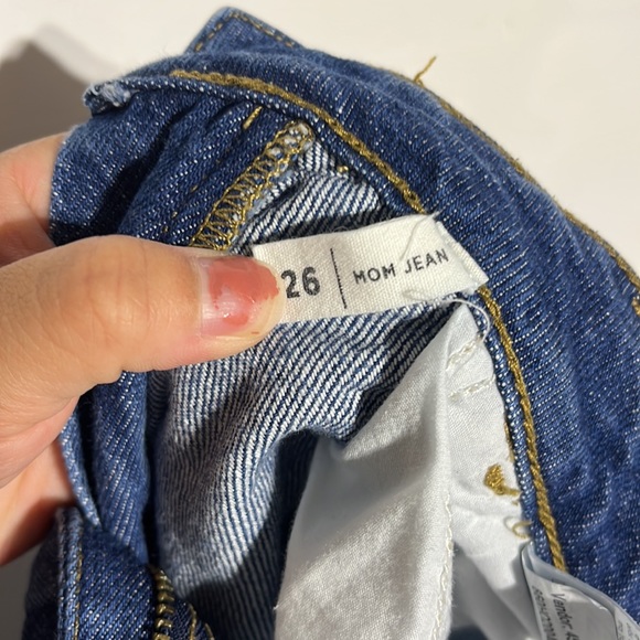 Pacsun High Rise Medium Wash Mom Denim Jean Size 26 - Picture 9 of 10